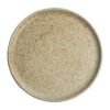 Olympia Canvas ronde borden met smalle rand crème 26,5cm (6 stuks)