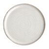 Olympia Canvas ronde borden met smalle rand wit 26,5cm (6 stuks)