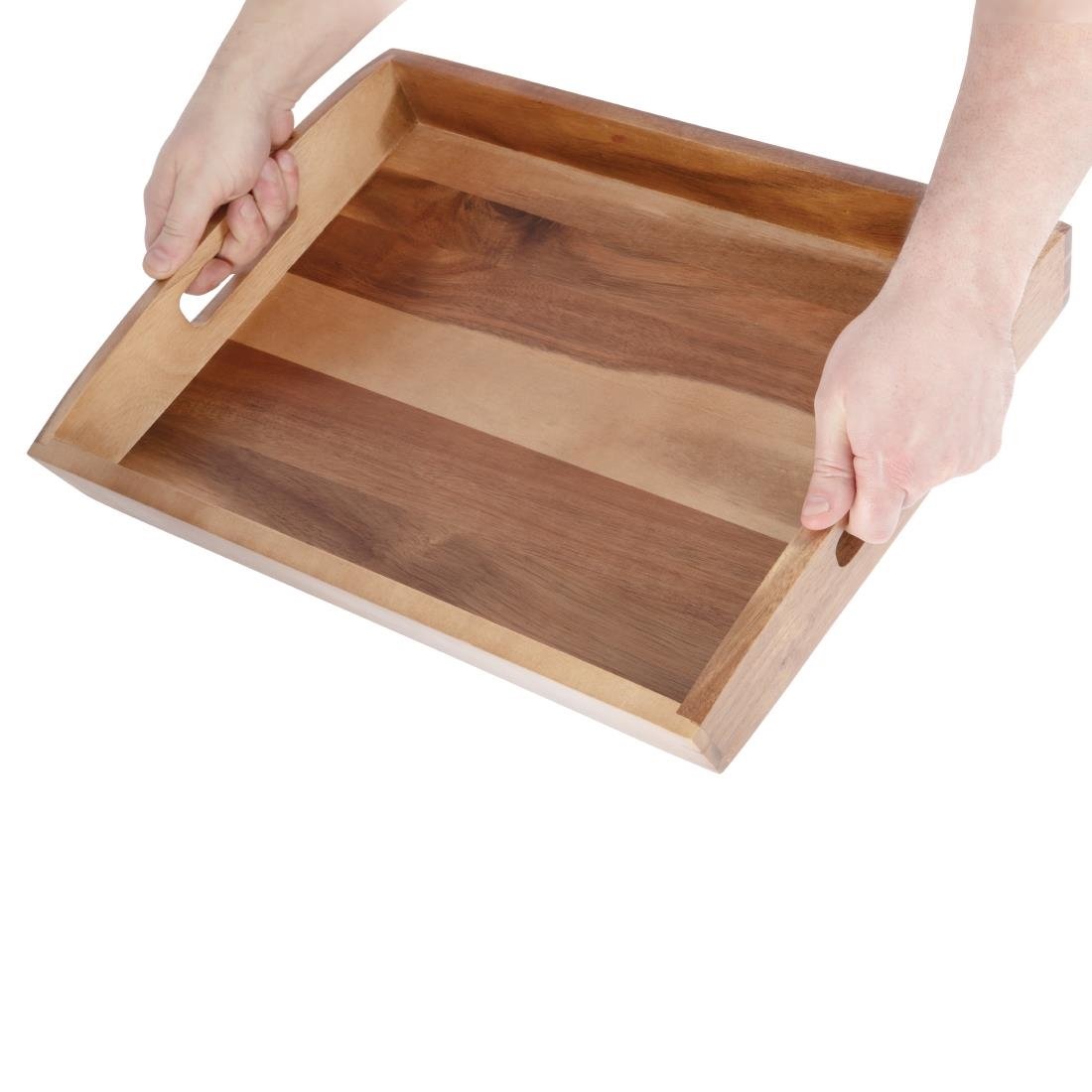 olympia dienblad acaciahout 51x35cm Olympia dienblad acaciahout 51x35cm