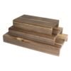 Olympia FSC acaciahouten set van 3 verhogers (3 Stuks)