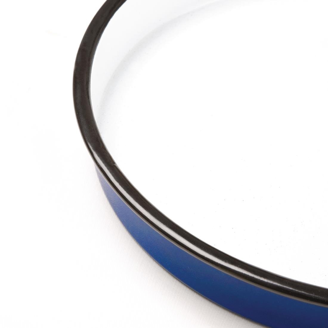 olympia geëmailleerd stalen dienblad rond 32cm Olympia Geëmailleerd Stalen Dienblad Rond 32cm