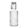 Olympia geo glazen waterfles met stop 380 ml (6 stuks)