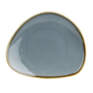 Olympia Kiln Driehoekige Borden Blauw 23cm (6 Stuks)