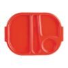 Olympia Kristallon Voedselschalen Klein Polycarbonaat Compartiment Rood 322mm