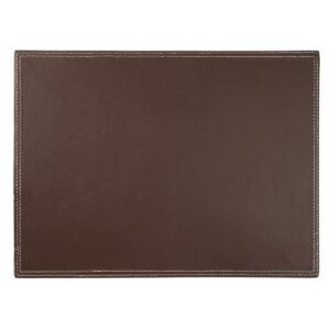 Olympia kunstlederen placemat bruin 40x30cm