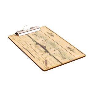 Olympia menu klembord met hout-effect A4