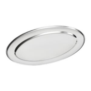 Olympia ovale RVS serveerschaal 60cm