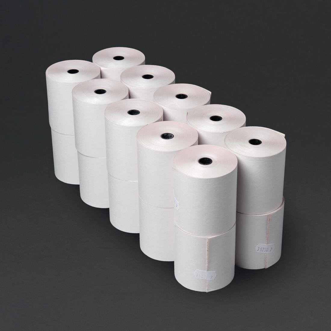 olympia printerrol 3 laags wit/roze/geel 75 x 70mm (20 stuks) Olympia Printerrol 3-Laags Wit/Roze/Geel 75 x 70mm (20 stuks)