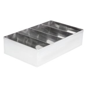 Olympia RVS bestekbak 41,5(H) x 25,5(W) x 10,5(D)cm