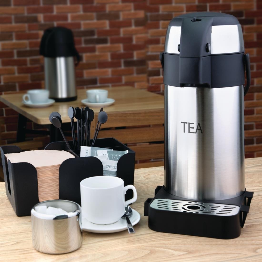 olympia rvs pomp thermoskan tea 3ltr Olympia RVS pomp thermoskan Tea 3Ltr
