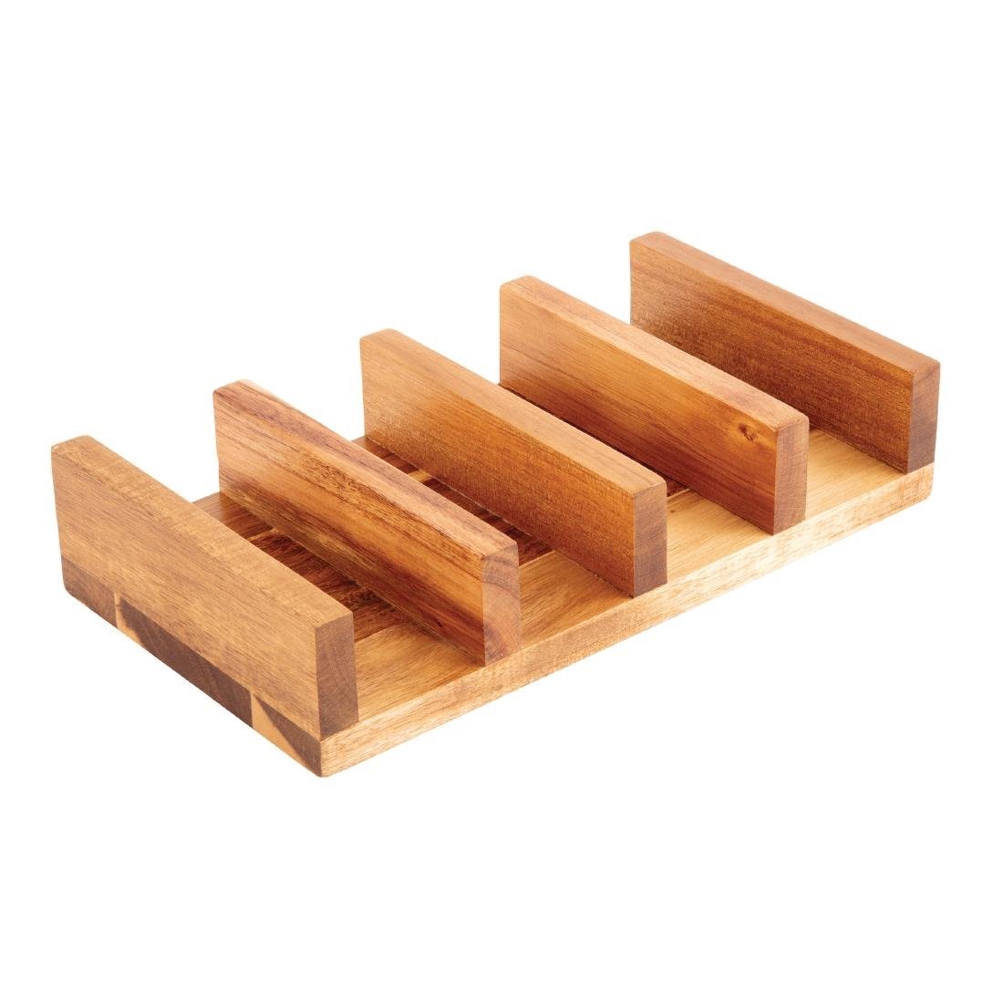 olympia taco houder acaciahout 15x12x4cm Olympia taco houder acaciahout 15x12x4cm