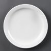 Olympia Whiteware Borden Met Smalle Rand 20,2cm (12 Stuks)