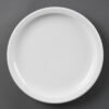 Olympia Whiteware Borden Met Smalle Rand 23cm (12 Stuks)