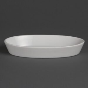Olympia Whiteware Ovale Ovenschalen 19,5x11cm (6 Stuks)