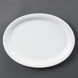 Olympia Whiteware Ovale Serveerschaal 29,2cm (6 Stuks)