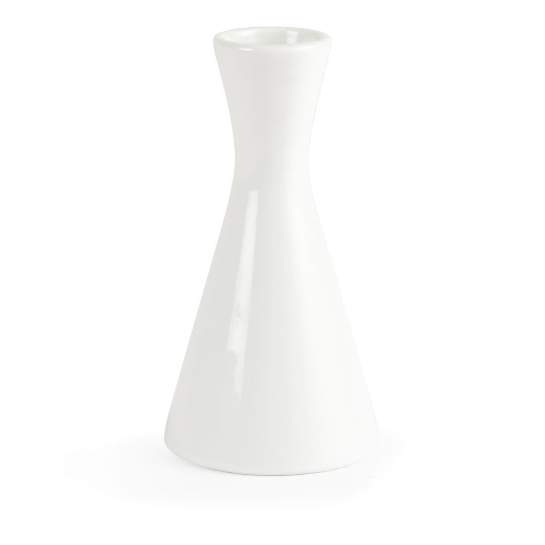 olympia whiteware porseleinen vaasjes (6 stuks) Olympia Whiteware porseleinen vaasjes (6 stuks)