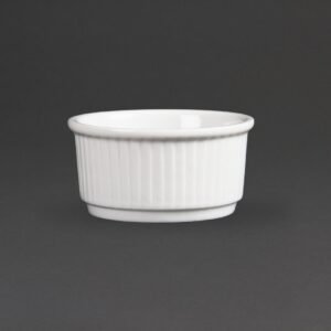 Olympia Whiteware Stapelbare Ramekins 8,5cm (12 Stuks)