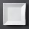 Olympia Whiteware vierkant bord 25cm (6 stuks)