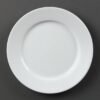 Olympia Whiteware Witte Borden Met Brede Rand 202mm (12 Stuks)