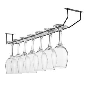 Olympia wijnglazenrek zwart 610mm