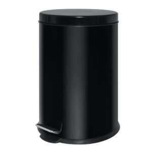 Pedaalemmer RVS zwart 20Ltr