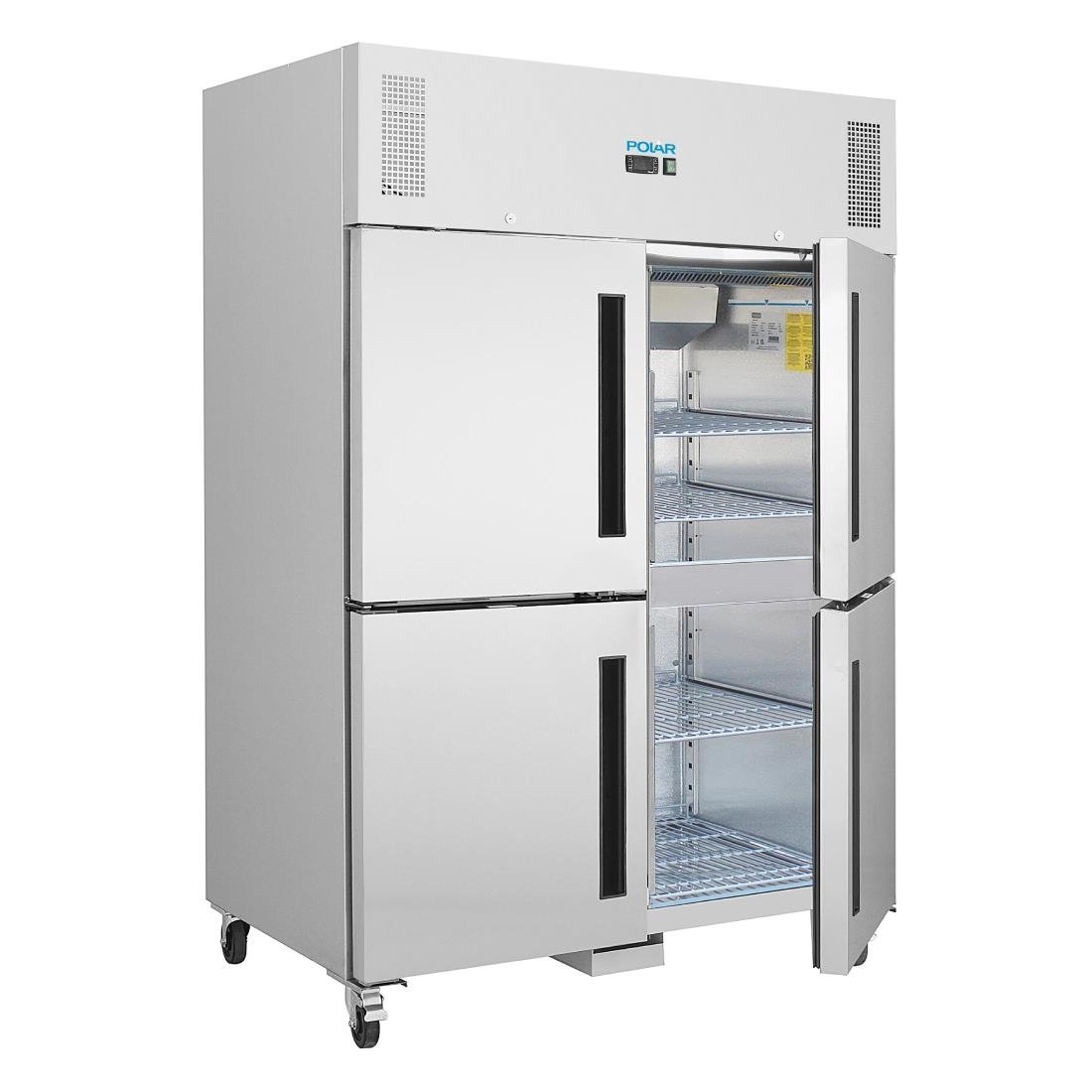 polar g serie opstaande dubbele stabiele deur gastro vriezer 1200ltr Polar G-serie opstaande dubbele stabiele deur gastro vriezer 1200ltr