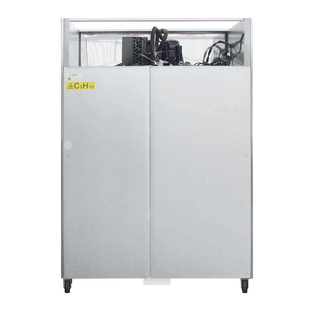 polar g serie opstaande dubbele stabiele deur gastro vriezer 1200ltr Polar G-serie opstaande dubbele stabiele deur gastro vriezer 1200ltr