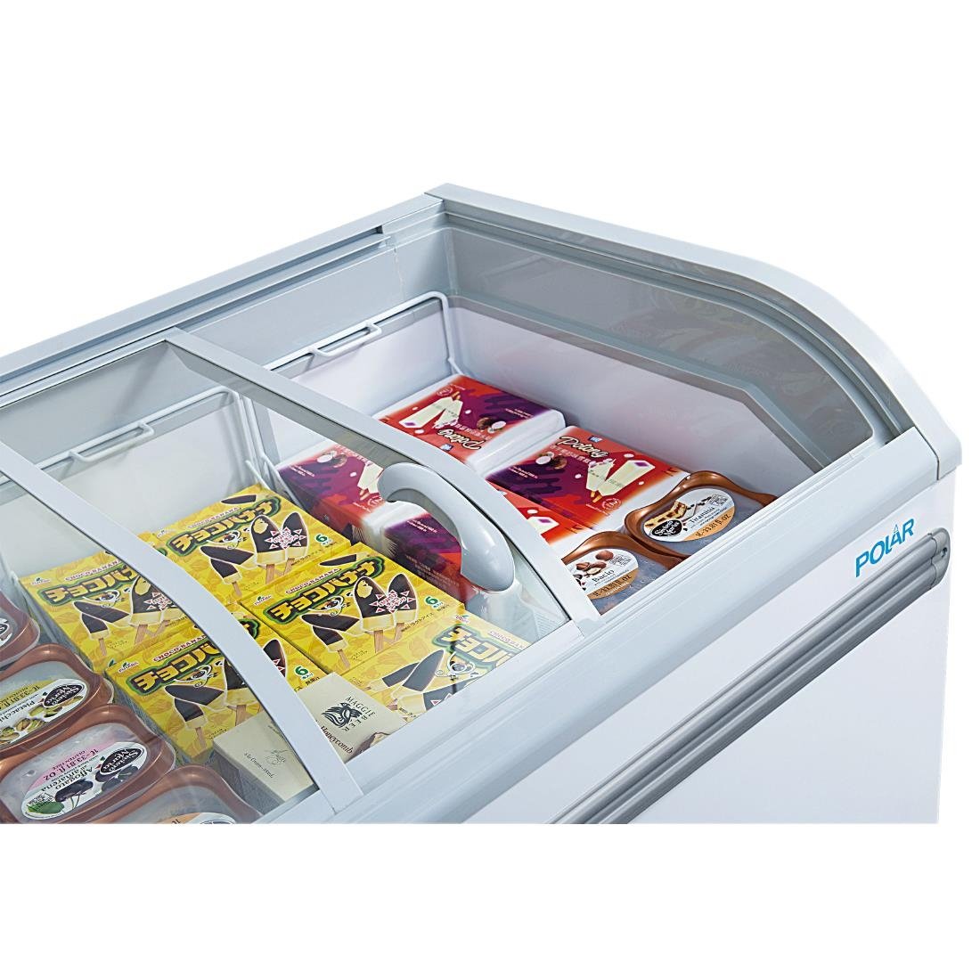 polar g serie supermarkt display vriezer 700ltr Polar G-Serie Supermarkt Display Vriezer 700ltr