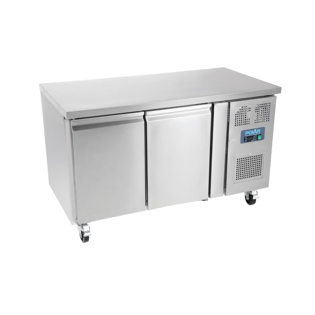 polar u serie 2 deurs koelwerkbank 282l Polar U-serie 2-deurs koelwerkbank 282L