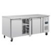 Polar U-serie 3-deurs counter met euronorm opslag 634L
