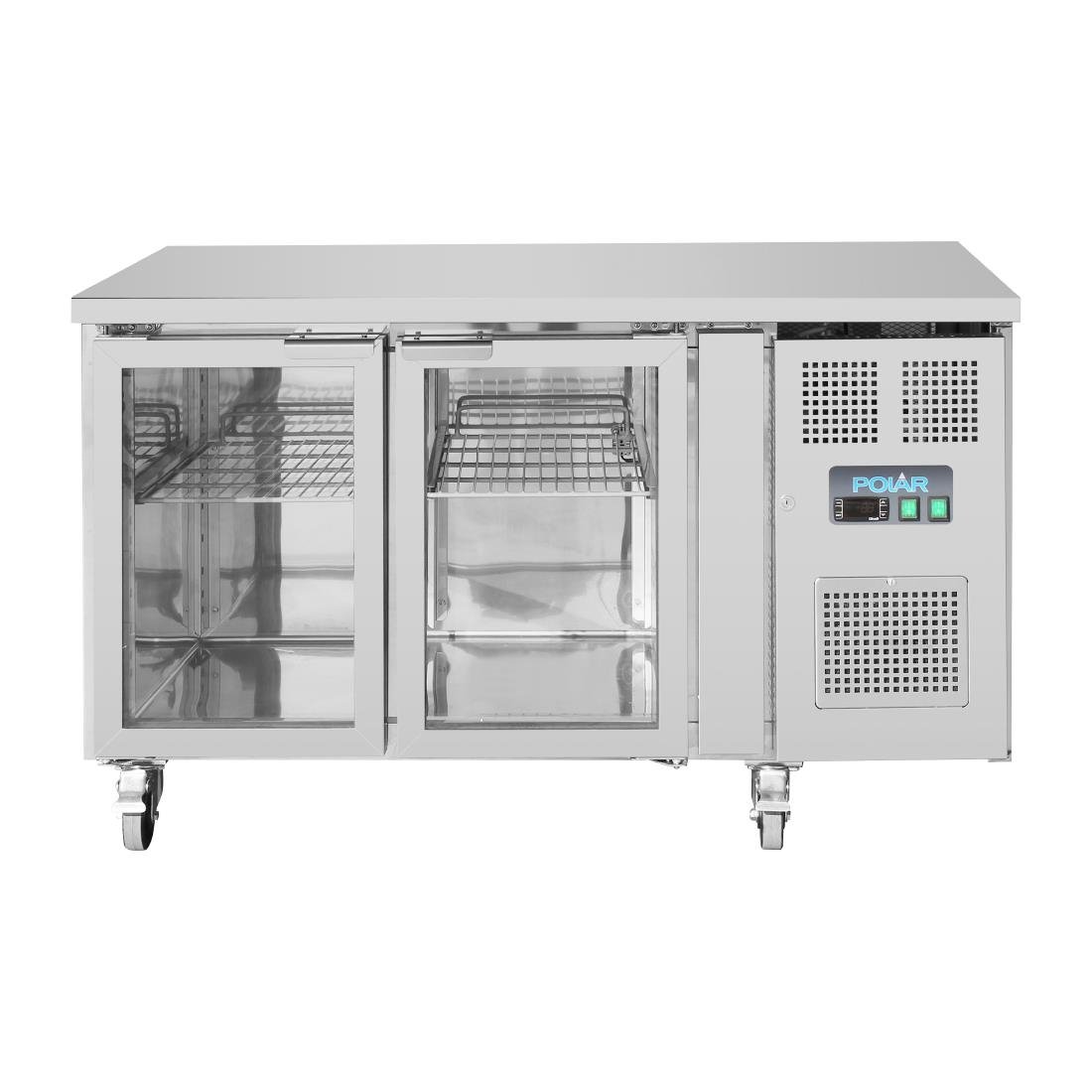 polar u serie premium tweedeurs displaykoeling laag model 205ltr Polar U-serie premium tweedeurs displaykoeling laag model 205Ltr