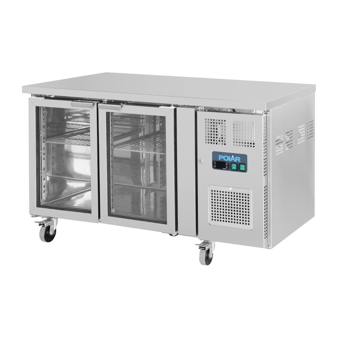 polar u serie premium tweedeurs displaykoeling laag model 205ltr Polar U-serie premium tweedeurs displaykoeling laag model 205Ltr