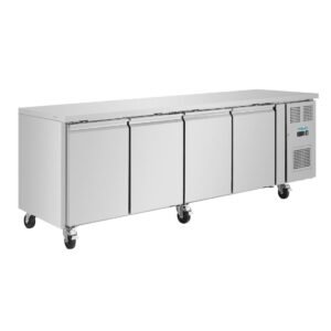 Polar U-Serie Vier Deurs Counter Koelkast 553Ltr