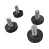 Polar U-Series tafelmodel ijsmachine stelvoeten (4 stuks)