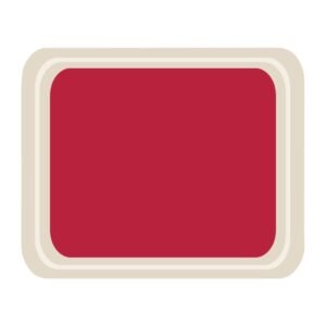 Roltex Original dienblad rood 42x32cm