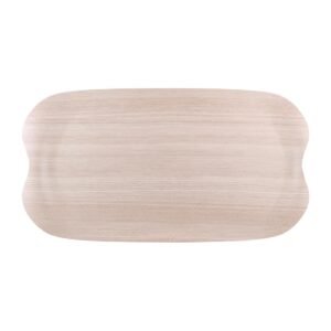 Roltex Wave dienblad licht houtnerf 43x23cm