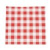 Rood Gingham vetvrij papier 25x25cm (200 stuks)