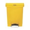Rubbermaid Slim Jim Front Step pedaalemmer 30L geel