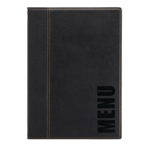 Securit Trendy menumap A4 zwart