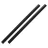 Sier Disposables Refork rechte rietje zwart ø 8 mm / 15cm (100 stuks)