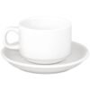 SPECIALE AANBIEDING Athena Hotelware stapelbare theekoppen en schotels (24 stuks)
