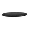 Topalit Classic Line rond tafelblad antraciet 80cm