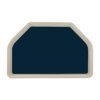 Trapeze GN dienblad blauw polyester