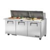 True Werktafel Met Koelkast Tssu-72-30M-B-St-Hc