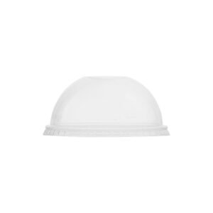 Vegware bolle deksels voor composteerbare frisdrankbekers 34cl en 45,5cl (1000 stuks)