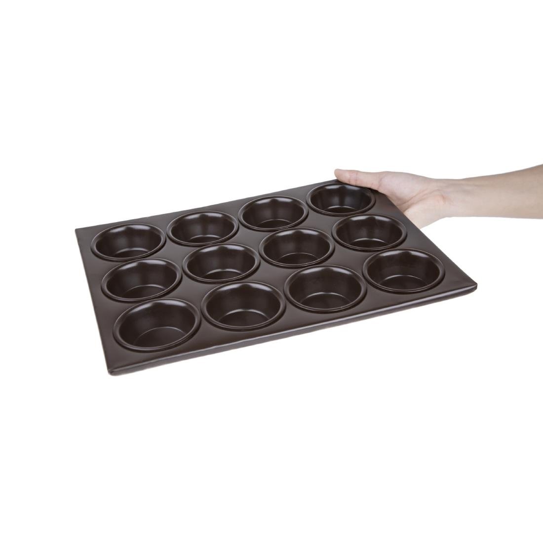 vogue aluminium anti kleef bakvorm 12 muffins Vogue aluminium anti-kleef bakvorm 12 muffins