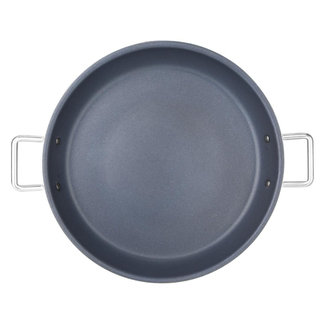 vogue aluminium antiaanbak teflon platinum plus paellapan 35cm Vogue Aluminium Antiaanbak Teflon Platinum Plus Paellapan 35cm
