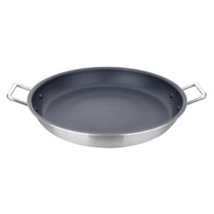 Vogue Aluminium Antiaanbak Teflon Platinum Plus Paellapan 35cm