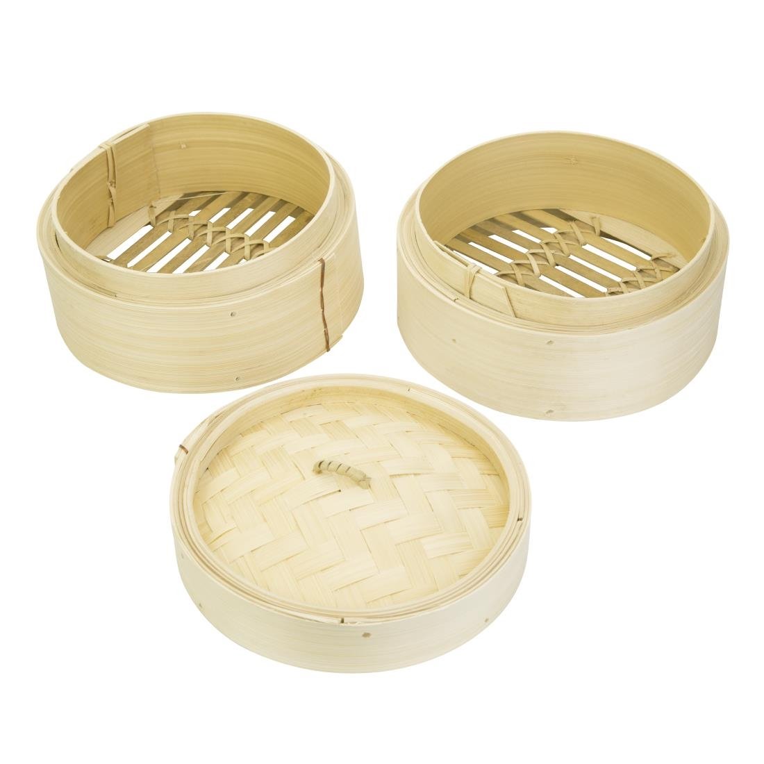 vogue bamboe stoommandje 15,2cm Vogue bamboe stoommandje 15,2cm