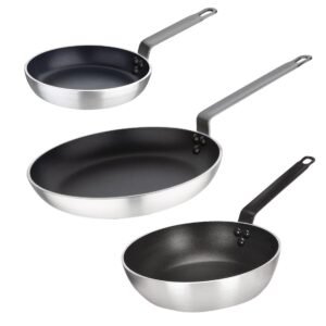 Vogue Cook Like A Pro 3-Delige Koekenpannen- En Sauteerpannenset Met Antiaanbaklaag